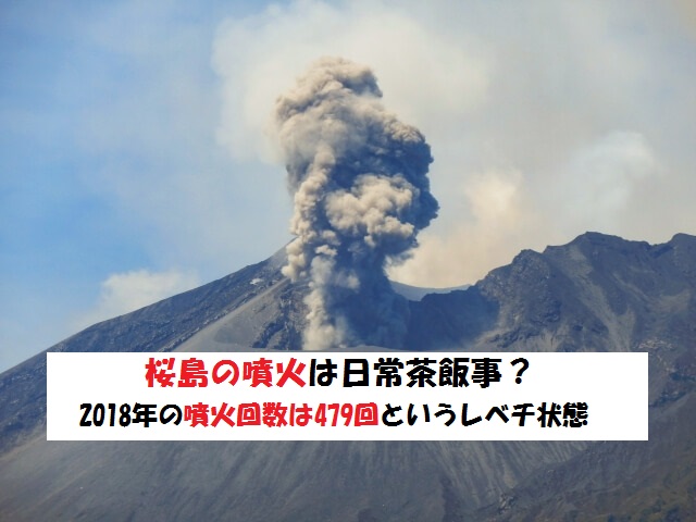 桜島の噴火は日常的という事実【いつも噴火警戒レベル3】